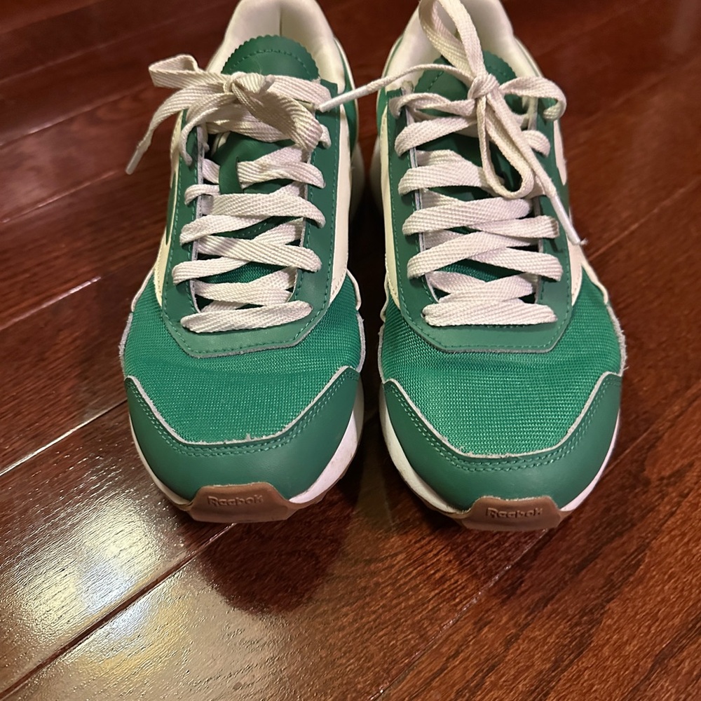 Reebok Green and White Athletic Shoes - Picture 2 of 7
